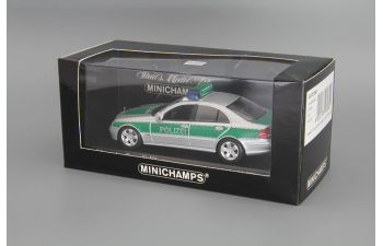 MERCEDES-BENZ E-Class Police (2004), silver / green