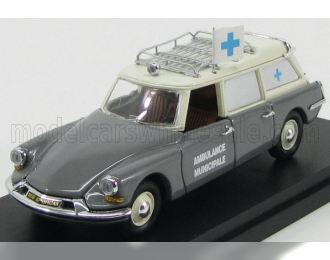 CITROEN Ds19 Break Ambulanza Municipale (1962) - Ambulance, 2 Tone Grey