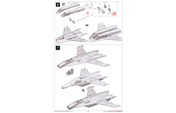 Сборная модель MiG-29AS 9-12 Late Type - Slovak Airforce (2014/2016 Special Painting)