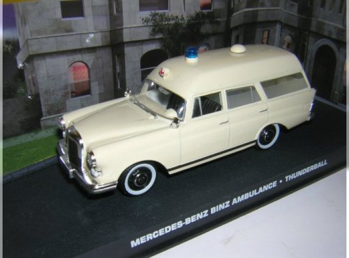 MERCEDES-BENZ Binz Ambulance Thunderball 1965, white