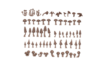 3D-печать BASING BITS Лесные грибы / Forest Mushrooms