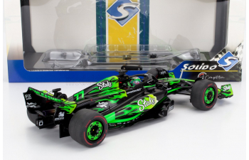 SAUBER F1 C44 Team Stake Kick №77 Las Vegas Usa Gp (2024) Valtteri Bottas, Green Black