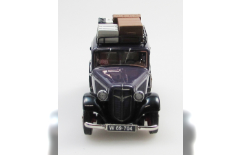 ADLER Trumpf Junior 4dr sedan Vienna taxi (1937-41), black