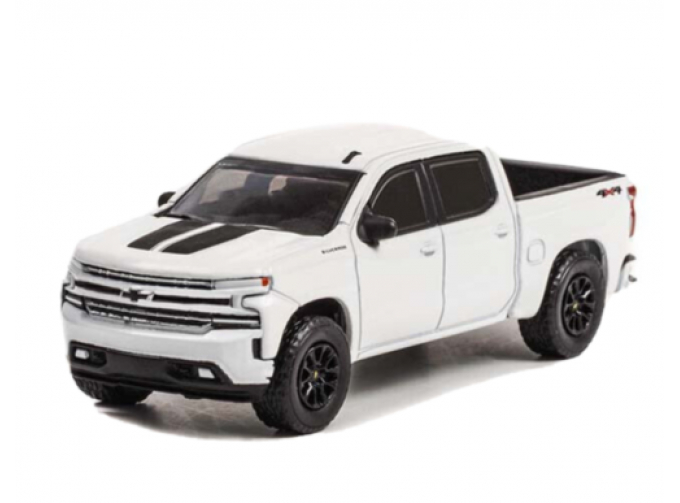 CHEVROLET Silverado RST Rally Edition (2020), Summit White/Black Stripes