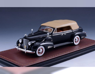 CADILLAC V16 Series 90 Fleetwood Sedan Convertible (закрытый) 1938 Black