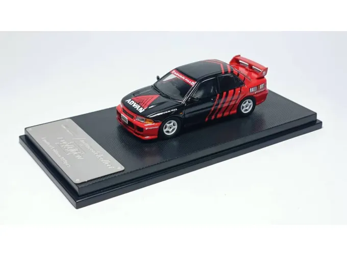 MITSUBISHI Lancer Evolution III *ADVAN* (1995), black/red
