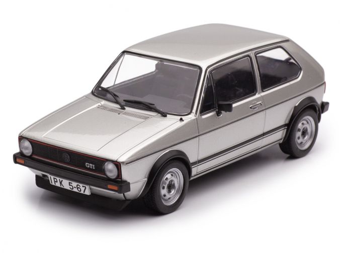 VOLKSWAGEN Golf Gti Mki (1976) - Con Vetrina - With Showcase, Silver