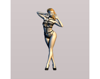 Фигура Шибари 2, окрашенная