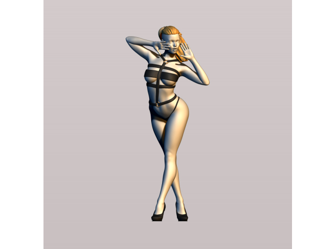 Фигура Шибари 2, окрашенная