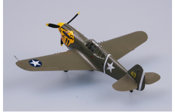 Curtiss P-40E Warhawk USAAF 343rd FG 11th FS Aleutian Tigers Aleutian Islands 1943