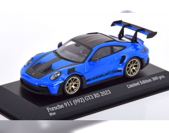 PORSCHE 911 (992) GT3 RS Weissach Package (2023), blue carbon