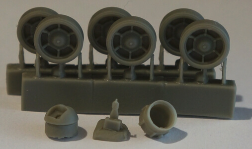 Коректировочный набор для модели Trumpeter #01561 Russian KV-1 Model 1939