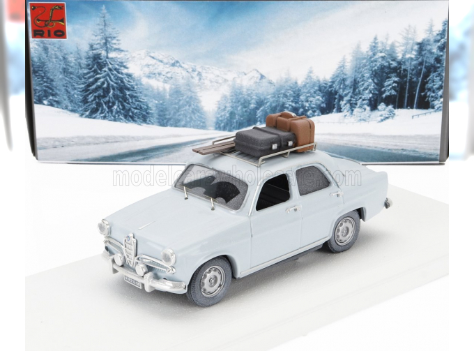 ALFA ROMEO Giulietta Ti Vacanze Invernali Winter Holidays (1959), Light Blue