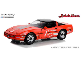 CHEVROLET Corvette C4 #1 Malcolm Konner Corvette Challenge Race Car (1988), red with silver stripes