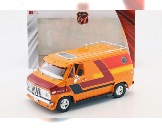 CHEVROLET G-Series Van (фургон) 1976 Orange with Custom Graphics