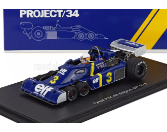 TYRRELL F1  P34 Elf 6-wheels №3 Belgium Gp (1976) Jody Scheckter, Blue Yellow