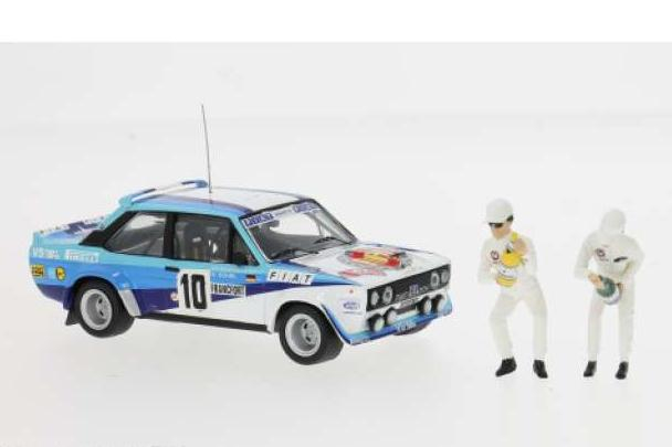 FIAT 131 Abarth #10 Rally Monte Carlo, Walter Rohrl /Christian Geistdörfer (1980), white/blue 