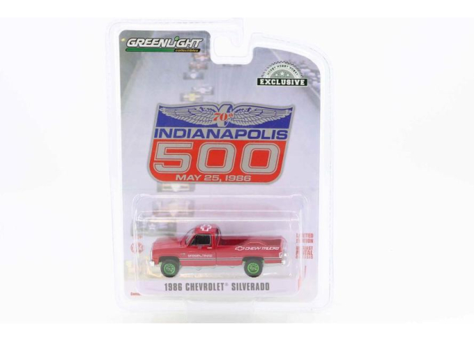 CHEVROLET Silverado (1986), red 