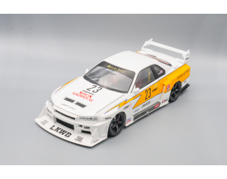 NISSAN Skyline GT-R Liberty Walk, белый, 27 см.