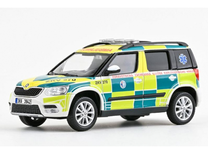 SKODA Yeti Suv Facelift (restyling) Zkv 270 Ambulance (2013), 2 Tone Green
