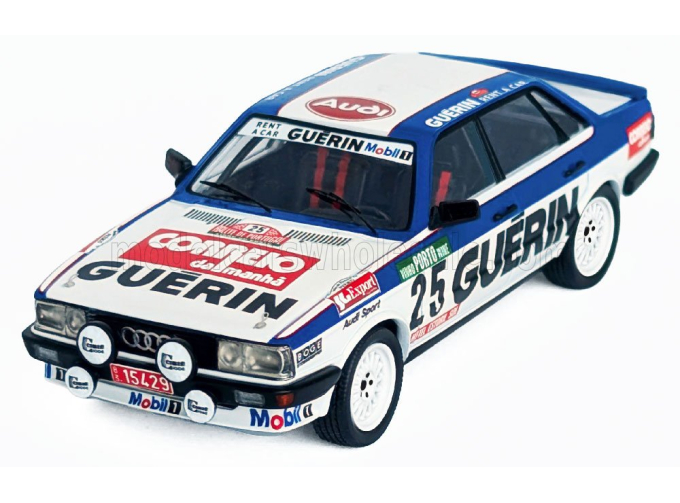 AUDI 80 QUATTRO (night version) №25 Rally Portugal (1985) Manuel Mello Breyner - Jose Lopes