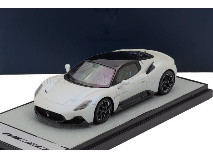 MASERATI Mc20 Gloss Black Roof (2020), Bianco Audace - White Black