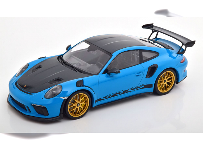 PORSCHE 911 (991 II) GT3 RS Weissach Package (2019), blue/black