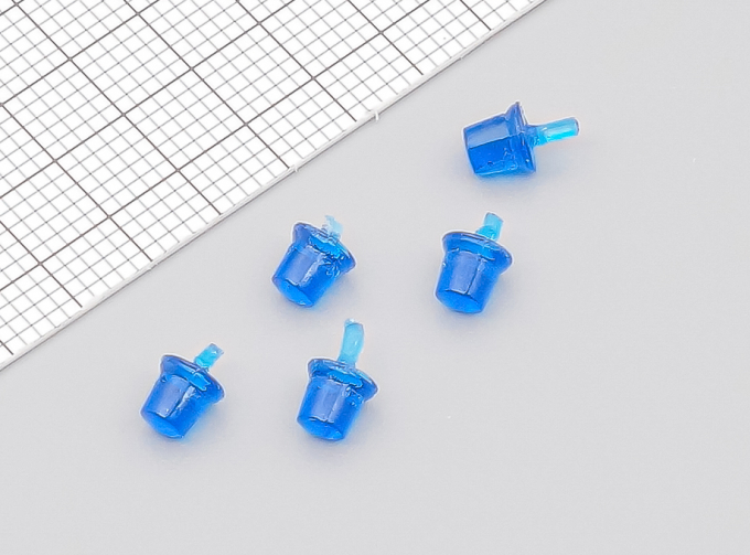 Проблесковый маяк Спектр цельнолитой синий, набор из 5 штук