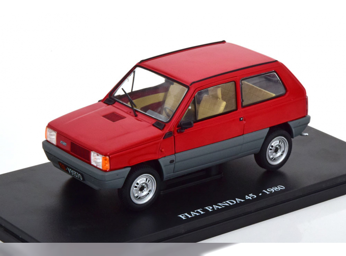 FIAT Panda 45 (1980), red