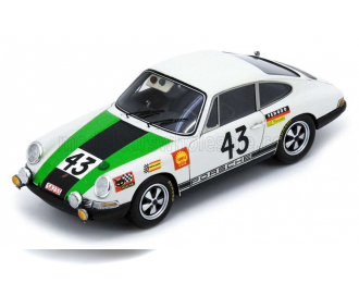 PORSCHE 911t 1991cc Coupe Team J.P.Gaban №43 24h Le Mans (1968) Jean Pierre Gaban - Roger Van Der Schrick, White Green Black