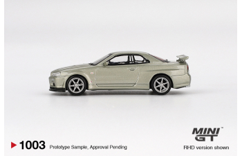 NISSAN Skyline GT-R (R34) V-Spec II Nür Millenium Jade