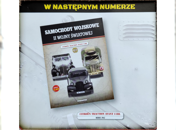 CITROEN Traction Avant 11BL из серии Samochody Wojskowe Ii Wojny Światowej