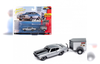 CHEVROLET Chevelle SS (1970) с прицепом, серый