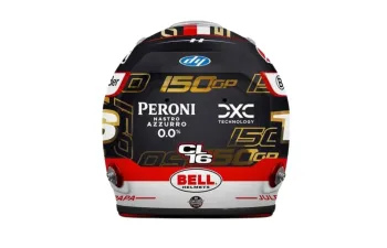MINi HELMET  Charles Leclerc Scuderia Ferrari HP Abu Dhabi GP 2025