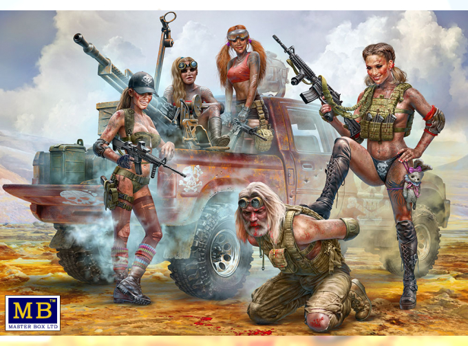 Сборная модель Desert Battle Series Skull Clan - New Amazons