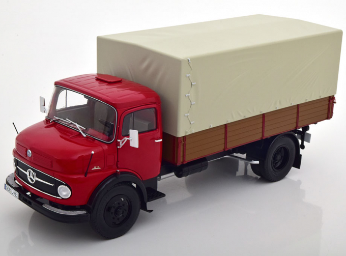 MERCEDES-BENZ L911 Truck Telonato (1966), red