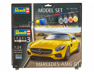 Сборная модель автомобиль Mercedes AMG GT (подарочный набор)