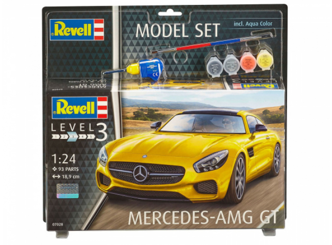 Сборная модель автомобиль Mercedes AMG GT (подарочный набор)