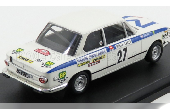 BMW 2002ti №27 Rally Montecarlo (1973) G.chasseuil - C.baron, White Blue