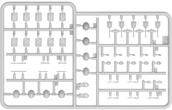 Сборная модель фигурки офицеров США / Usa Officers Military Figures