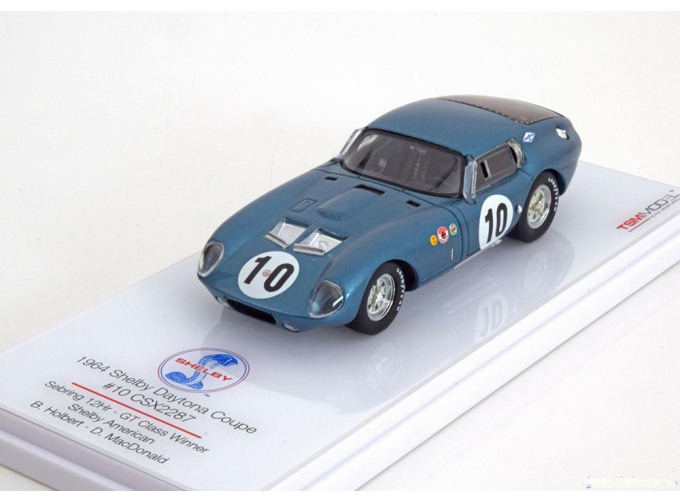 SHELBY Daytona Coupe Class №10 Winner 12h Sebring, Holbert/MacDonald (1964)