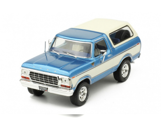 FORD Bronco 4x4 1978 Metallic Blue / White