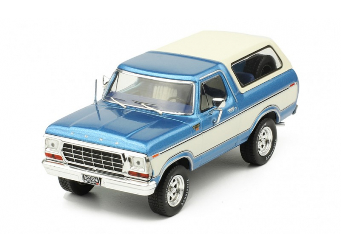 FORD Bronco 4x4 1978 Metallic Blue / White