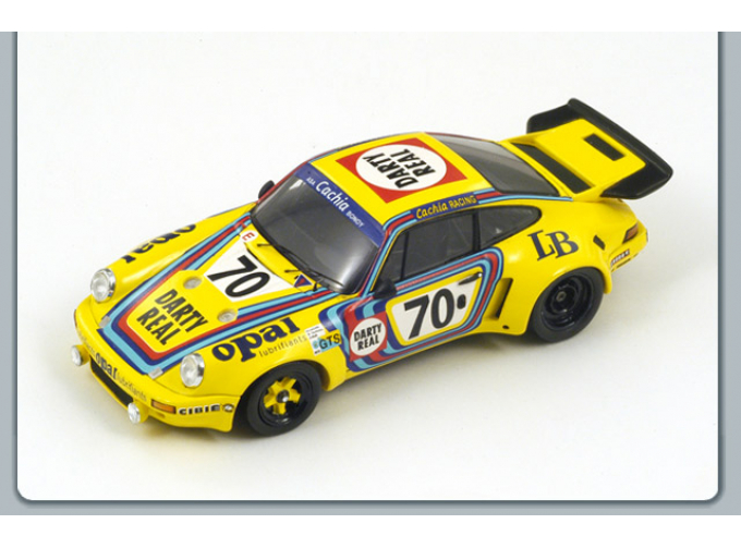 PORSCHE Carrera 70 LM 1974 R. Touroul - H. Cachia - D. Rua, yellow