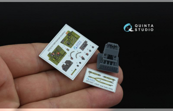 3D Декаль интерьера кабины P-40N Warhawk (Academy) (с 3D-печатными деталями)