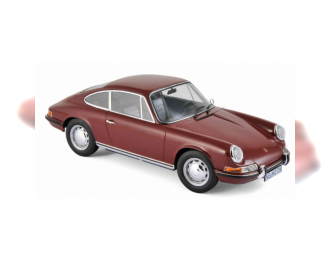 PORSCHE 911 T (1969), dark red