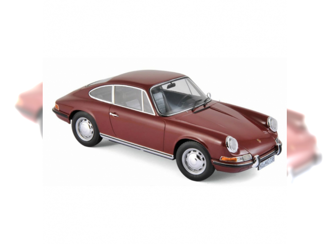 PORSCHE 911 T (1969), dark red