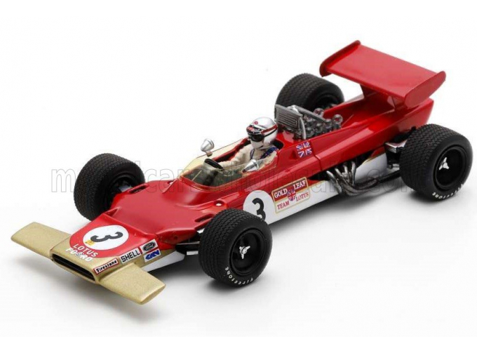 LOTUS F1 63 №3 Team Gold Leaf Nurburgring German Gp (1969) Mario Andretti, Red White