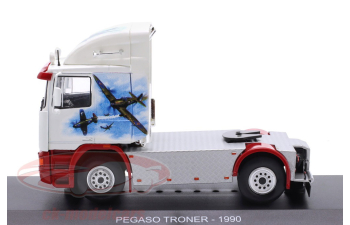 Pegaso Troner Sattelzugmaschine (1990), white / red / decor