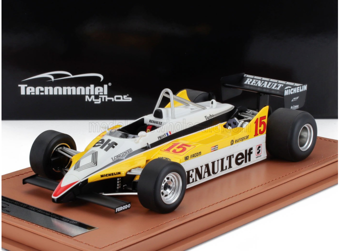 RENAULT F1 Re30b V6 Turbo Team Renault Elf №15 Winner Brazilian Gp (1982) Alain Prost, White Yellow Black